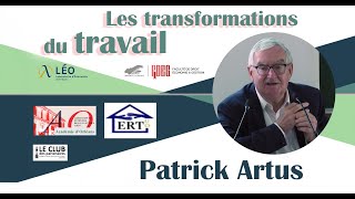 78 Colloque quotles transformations du travailquot  Patrick Artus [upl. by Mirna537]