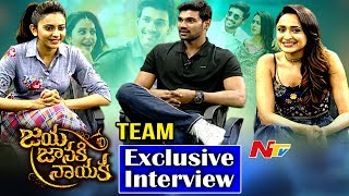 Jaya Janaki Nayaka Movie Team Interview  Bellamkonda Sreenivas Rakul Preet Pragya Jaiswal [upl. by Assillim]