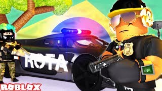 FORÇAS ARMADAS no JAILBREAK  Comandante Gamermais  👮🇧🇷 [upl. by Dnaloy]