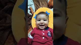 5 month baby moving music song love dance karege [upl. by Kazim]