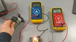 IV characteristics for filament bulb [upl. by Ver755]