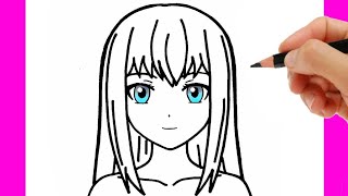 COME DISEGNARE UNA RAGAZZA ANIME [upl. by Amles]