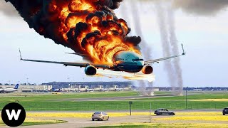 Tragic Shocking Catastrophic Plane Crashes Filmed Seconds Before Disaster [upl. by Eilesor]