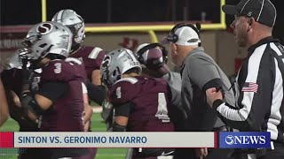 Regional Round Sinton rolls big over Navarro Refugio waxes Weimar Ingleside falls [upl. by Supmart]