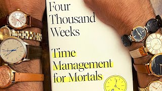 4000 Weeks Time Management For Mortals  Book Review [upl. by Dante]