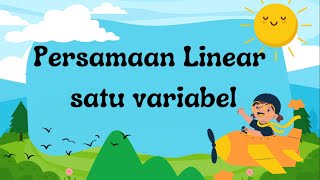 Pertidaksamaan Linear Satu Variabel [upl. by Yak861]