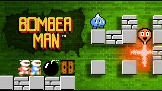 Bomberman  ボンバーマン 1983 NES  2 Players  Coop with Bomber Girl TAS [upl. by Yeung]