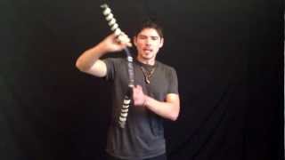 Awesome Nunchucks for Beginners 5 Clutch Stops Redirect Ninja Circus Nunchaku Tricks [upl. by Lennod821]