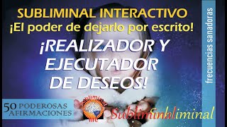 SUBLIMINAL INTERACTIVO PARA CUMPLIR DESEOS  ¡50 AFIRMACIONES PODEROSAS para manifestar deseos ya [upl. by Elsilrac]