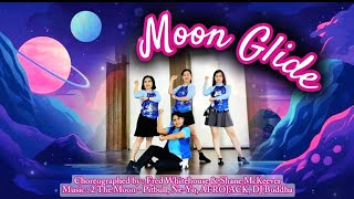 Moon Glide Line Dance  Demo by  Amare Sweet Colour [upl. by Nwahsuq]