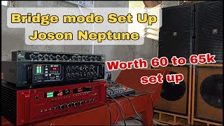 How To connect Bridge Mode Test Joson Neptune Amplifier [upl. by Puttergill314]