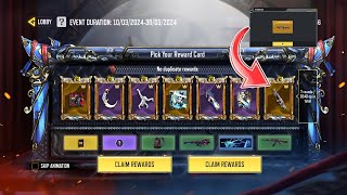 CLAIM LEGENDARY AS VAL BEIJING OPERATIC  PICK YOUR REWARD CARD EVENT CODM [upl. by Zurn608]