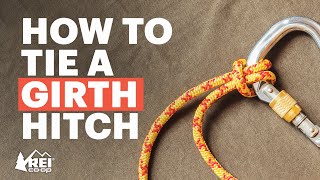 Rock Climbing How to Tie a Girth Hitch [upl. by Linskey188]