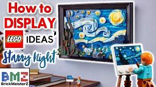 How to DISPLAY the LEGO Ideas Starry Night Set [upl. by Iz]