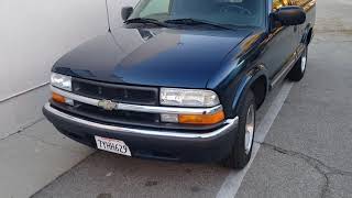 2003 Chevrolet S10 LS pickup for sale  29270 original miles [upl. by Aevin]