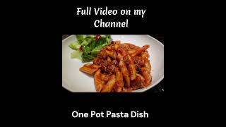 One Pot Pasta Dish  Pasta in sauce with sausage Quick and Easy [upl. by Hsirrehc]