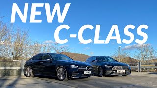 New MercedesBenz CClass Review  2022 CClass W206 saloon and estate indepth test drive [upl. by Webster]