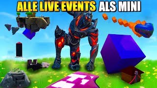 ALLE Live Events aber als MINI  Fortnite Deutsch [upl. by Zwiebel]