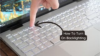 How To Turn On Your Laptop Keyboard Backlight Easy Tutorial [upl. by Odlaniger]