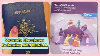 Votando en las Elecciones Federales de Australia  Voting 2022 Australian Federal Election Shorts [upl. by Skipton442]