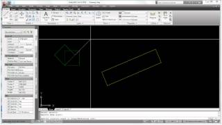 AutoCAD Basics  Rotating Objects [upl. by Ocicnarf467]