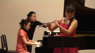 Gaubert  Sonata for flute and piano 1st Mov ゴーベールフルート・ソナタ第１番 [upl. by Jennifer]