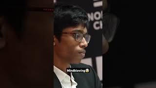 Standing Up When Winning 🔥 ft Praggnanandhaa Magnus Carlsen chess shorts [upl. by Vasya]