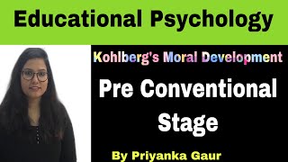 P22 Pre Conventional Stage With Examples  Kohlberg’s Moral Development Stages [upl. by Orhtej]