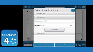 Calibration of Wireless Drop Counter SPARKvue [upl. by Euqinot]