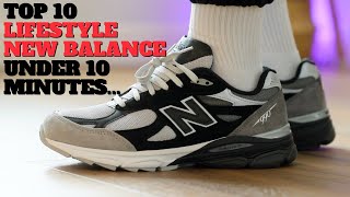 TOP 10 LIFESTYLE SNEAKER MODELS FROM NEW BALANCE Back to School [upl. by Garratt]