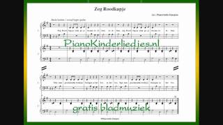 Zeg Roodkapje  piano vierhandig [upl. by Seiden485]