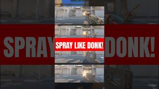 Spray like Donk in 60 Seconds shorts cs2 counterstrike [upl. by Libbie914]