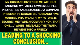 My Husband divorced me unaware that my family owns many estates remarried a presidents daughter [upl. by Nika]