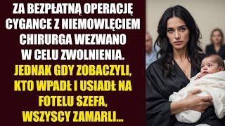 Po bezpłatnej operacji Cyganki z niemowlęciem młodego chirurga wezwano na zebranie w celu zwolnienia [upl. by Nerhtak679]