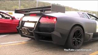 Matte LP6704 SV Reiter exhaust  LOUD revving [upl. by Lexine]