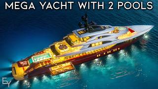 Touring the CRAZIEST MegaYacht in The WORLD With a 2 Story Pool [upl. by Jacoby]