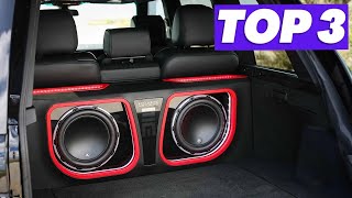 TOP 3  Best Car Subwoofer  Review 2024 [upl. by Diskin]