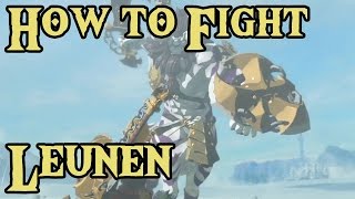 How to Kämpfen gegen Leunen 【Zelda Breath of the Wild】 [upl. by Leinoto]