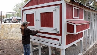 Building A Chicken Coop  Part 3 [upl. by Danielson440]