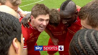 quotWe dont let this slip we go againquot  Steven Gerrard leads Liverpools PostMatch Huddle [upl. by Jobey]