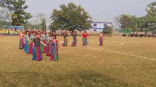 Opening Dance Fr Tom Gaffney Football Inter school Tournament 2074Bs [upl. by Nedrob]