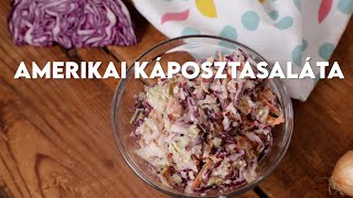 Amerikai káposztasaláta  coleslaw  Mindmegettehu [upl. by Ynogoham584]