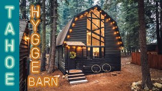 Lake Tahoe Hygge Barn  Newly Renovated Modern Airbnb Cabin FULL TOUR [upl. by Rivalee722]