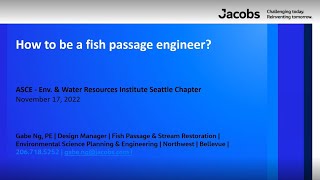 How to be a fish passage engineer  Gabe Ng [upl. by Cohin]