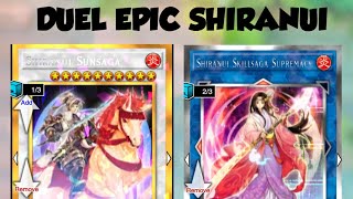 Duel epic shiranui vs deck tier 1  kc cup November 2024 duellink yugiohduellink [upl. by Arimas]