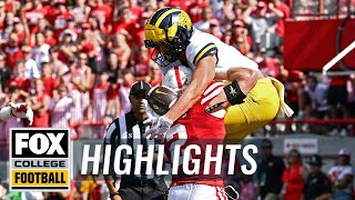 No 2 Michigan Wolverines vs Nebraska Cornhuskers Highlights  CFB on FOX [upl. by Etnahsal]