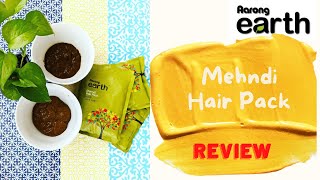 BEST USE OF AARONG EARTH MEHNDI HAIR PACK  Hair Protein  Natural Hair Color  Soft amp Smooth Hair [upl. by Solrac]