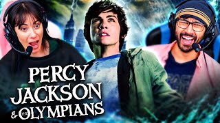 PERCY JACKSON amp THE OLYMPIANS The Lightning Thief MOVIE REACTION FIRST TIME WATCHING [upl. by Adlih]