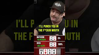 Matusow FREAKS OUT on Shaun Deeb shorts pokernight [upl. by Nurat237]