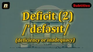 n Deficit meaning deficiency or inadequacy with 5 examples [upl. by Daniela]